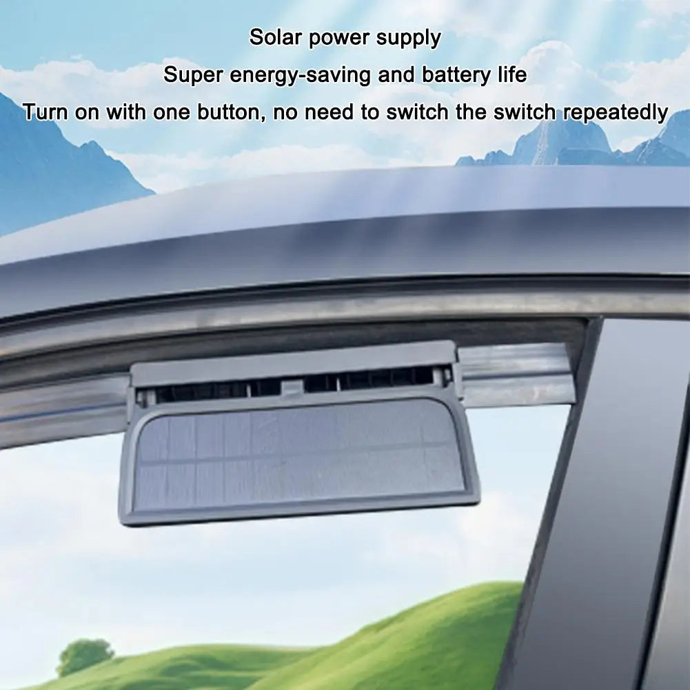 Car Solar Exhaust Fan Air Circulation Cooling Cooling Window Summer Tool Exhaust Interior Accessories Fan Fan Cooling S3D4