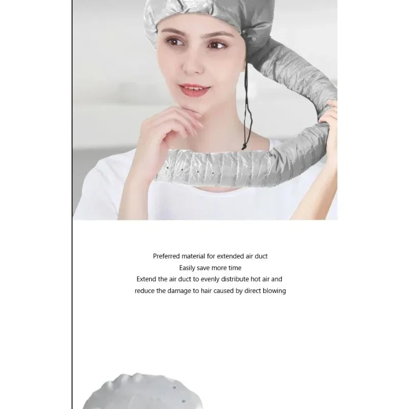 Electric Hair Dryer for Bathroom Heating Hat, Can Be Connected to a Hair Dryer, 1PC