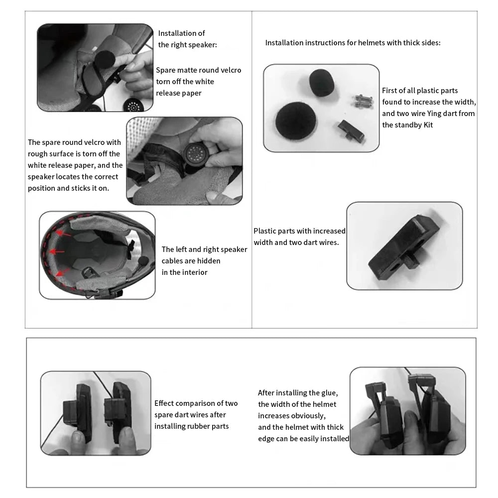 Motorcycle Helmet Headset Bluetooth 5.0 Headphone Wireless Earphones Motor Headset Bike Earphone Handsfree Stereo Earbud