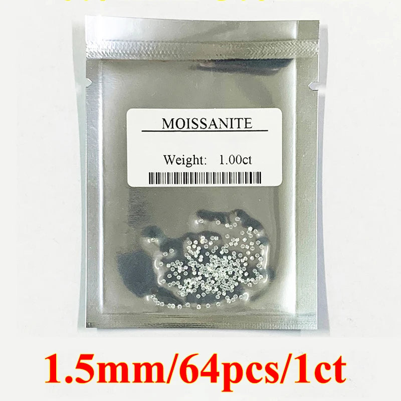 DJMAX Factory Direct Sales Moissanite Loose Stone D Color Moissanita Gemstone Lab Grown Diamond Certified Black Moissanite Stone