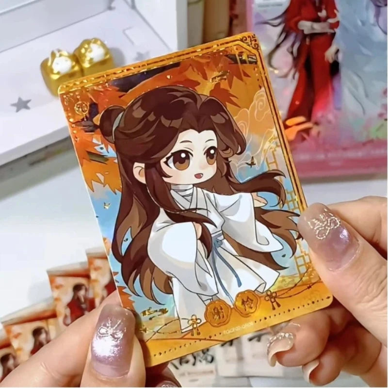 In Stock Tianguan Blessing Four Seasons Card Anime Anniversary Edition Collected Card Blind Box Original Nice Festival Gift Toys