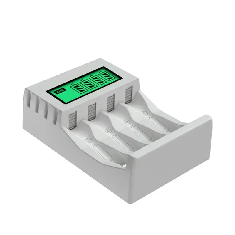 LCD Display Smart Intelligent Battery Charger With 4 Slots  For AA/AAA NiCd NiMh Rechargeable Batteries aa aaa Charger