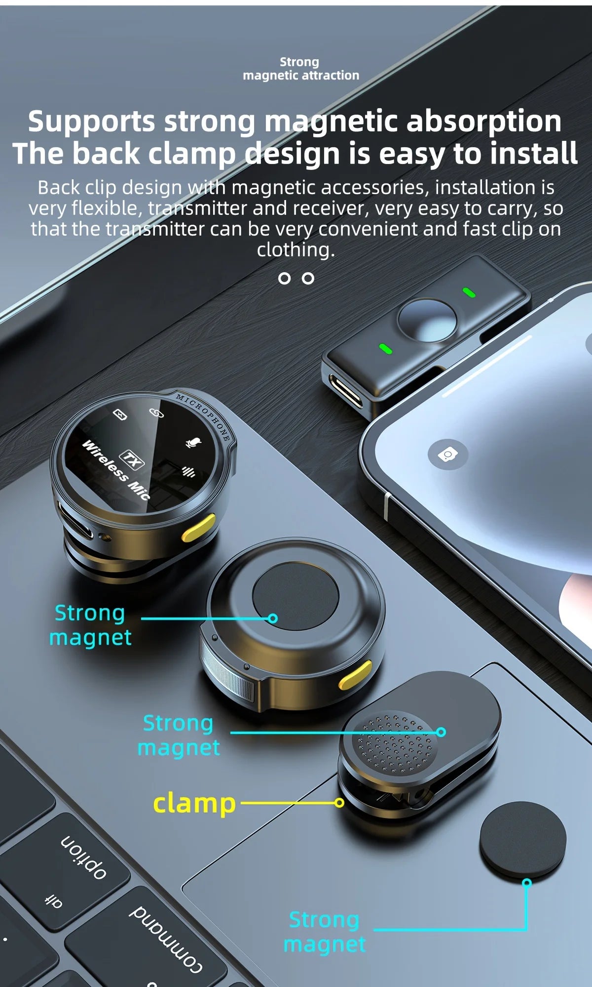 J6 Wireless Lavalier Mics Plug & Play Lapel Miccrophone for Seamless Video Recording, Vlogging, Live Streaming & Interviews