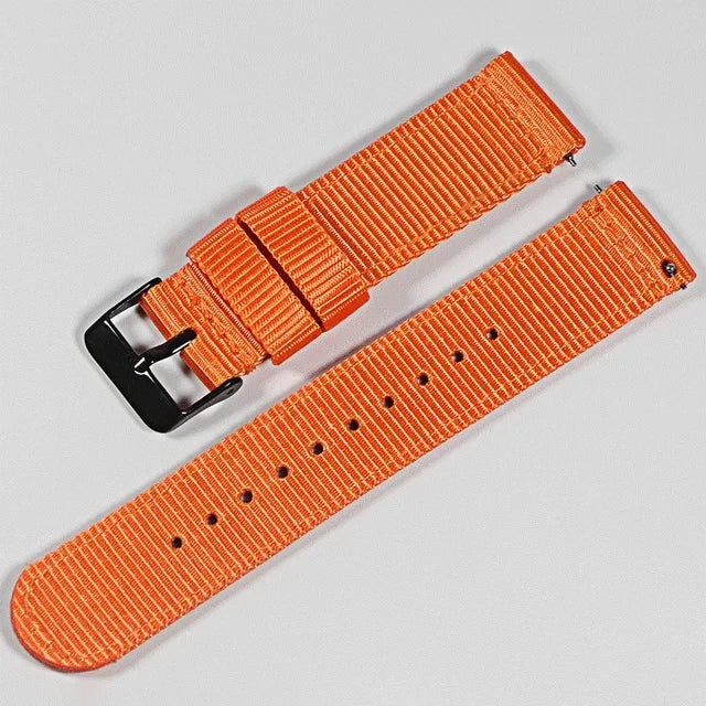 Nylon strap 18mm 20mm strap 22mm strap quick release design suitable for smart watches