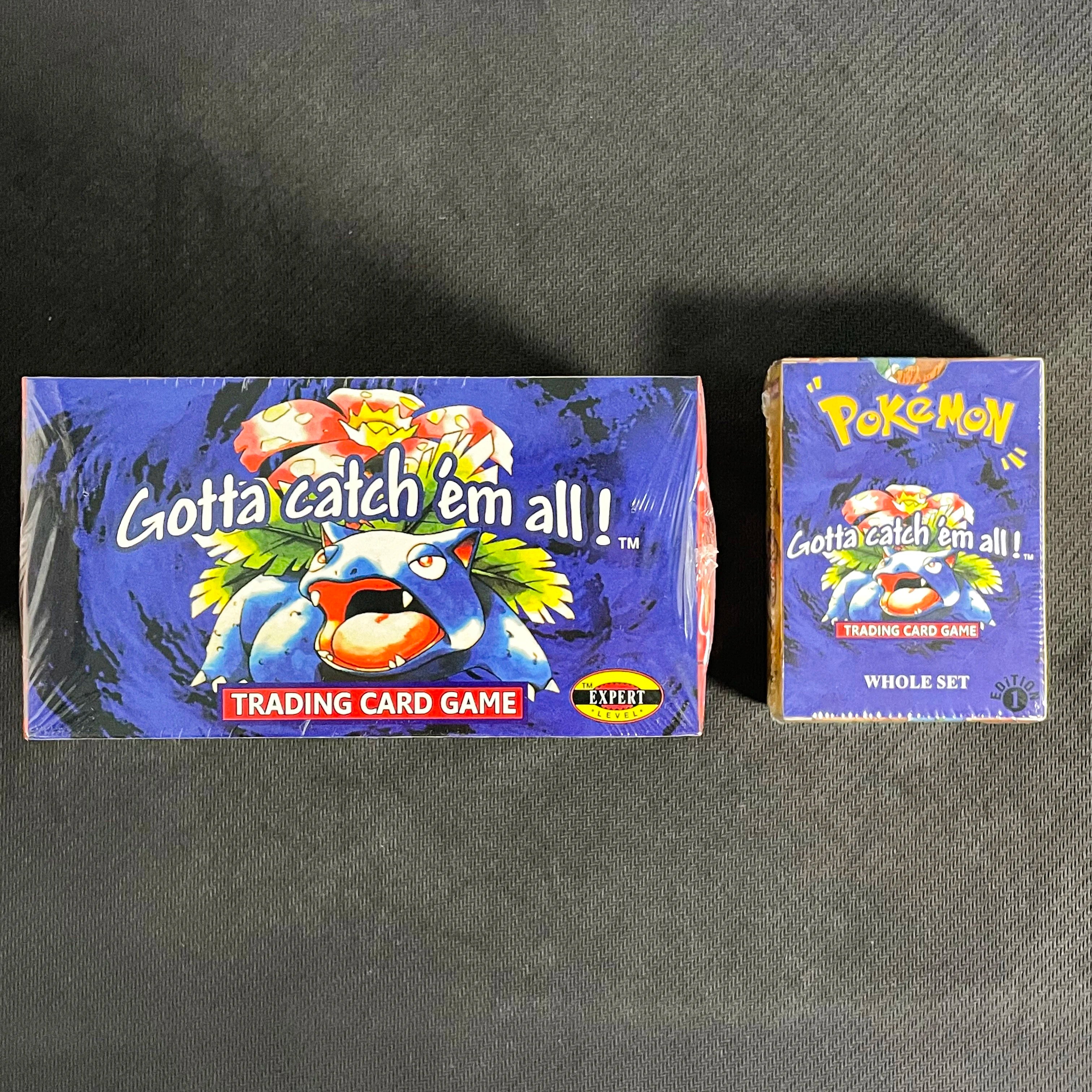 PTCG 102Pcs/396Pcs PKM Base Set 1ST Edition Whole Set Booster Box (Revised Unlimited Edition) Wizards Trading Card Battle Game