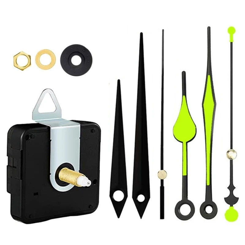 High Accuracy Clock Movement Mechanism DIY Clock Repair Tool Set with Noiseless Movement Clock Hands Wall Repair Tools 87HA
