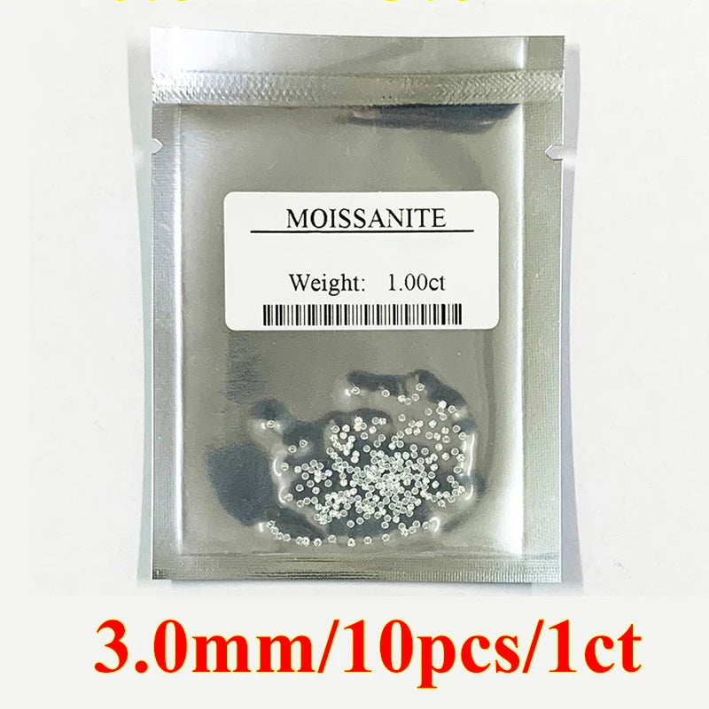 DJMAX Factory Direct Sales Moissanite Loose Stone D Color Moissanita Gemstone Lab Grown Diamond Certified Black Moissanite Stone