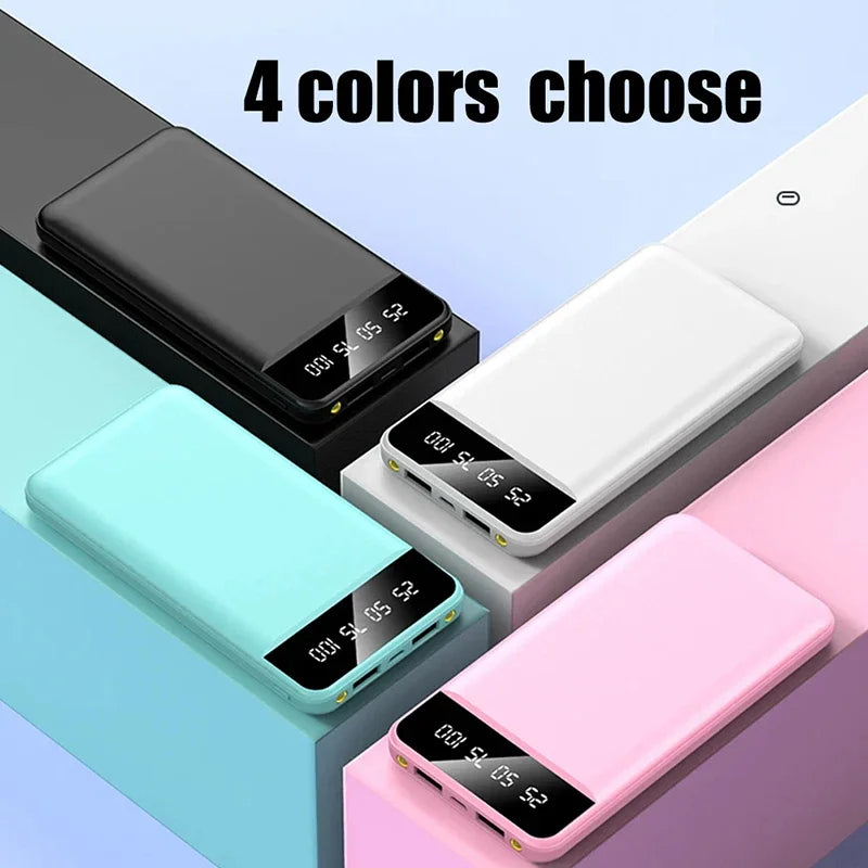 50000mAh Portable Power Bank Charging Intelligence Digital Display External Battery Pack Dual USB For Fast Heating Vest Jacket
