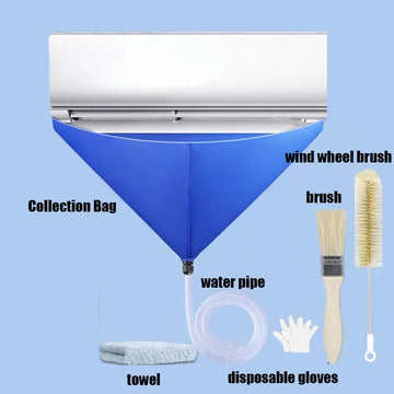 1 set Air Conditioner Cleaning Bag Waterproof Drain for Washing Conditioning Water drain-pipe Ac Cleaning Kit Aircon Cleaner