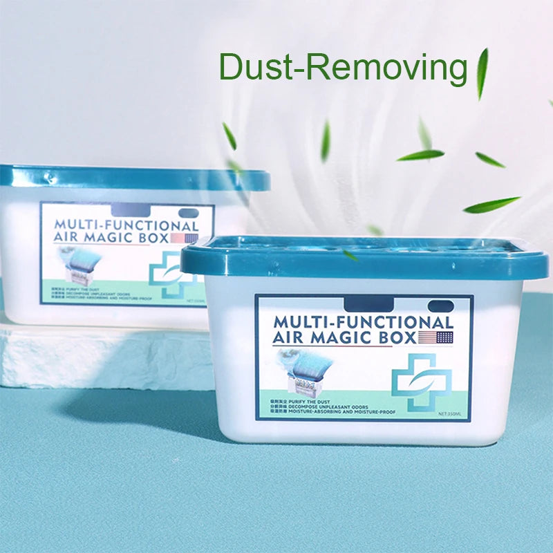 1/2/3pcs Air Purifier Dust Removal Magic Box,Dust-Removing Tools for Home,Multi-Functional Air Freshener for Collects Dust