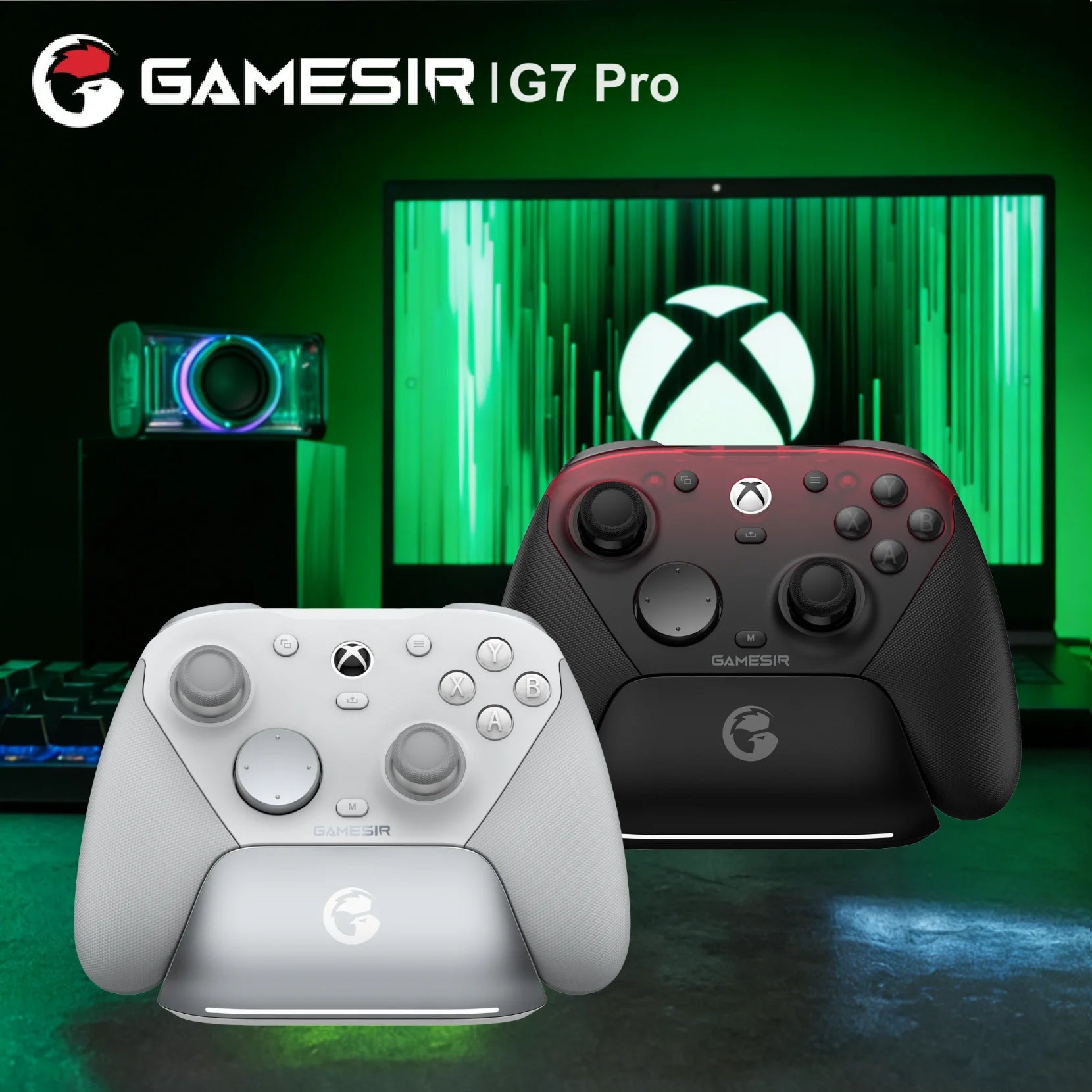 GameSir G7 Pro Wired Gamepad with Charging Dock for Xbox Series X S Xbox One PC Gaming Controller for Steam Android Gamer