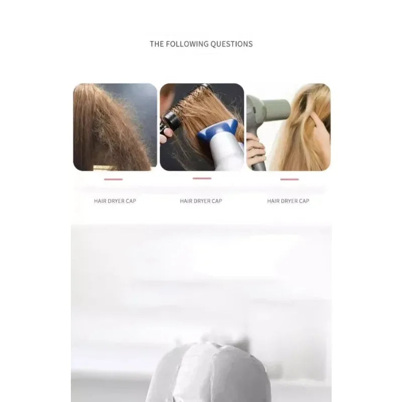 Electric Hair Dryer for Bathroom Heating Hat, Can Be Connected to a Hair Dryer, 1PC