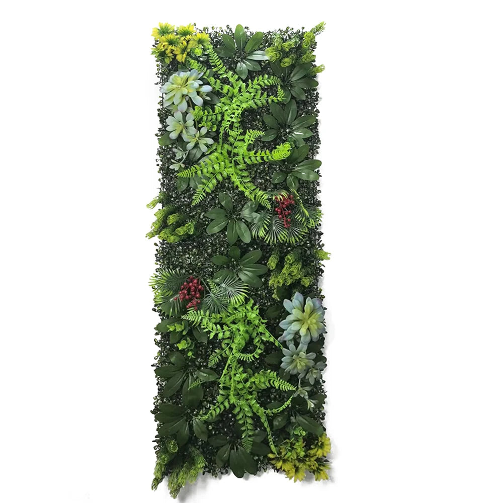40*120CM Artificial Lawn Home Decoration Plants Wall Panels Plants Grass Branches Mixed Lawn Moss Grass