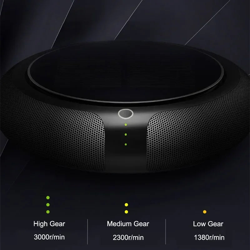 Youpin Air Purifier Solar Charging Car Ionizer HEPA Filter Ion Deodorant Car Aroma Machine Air Fresh Usb Rechargeable Home New