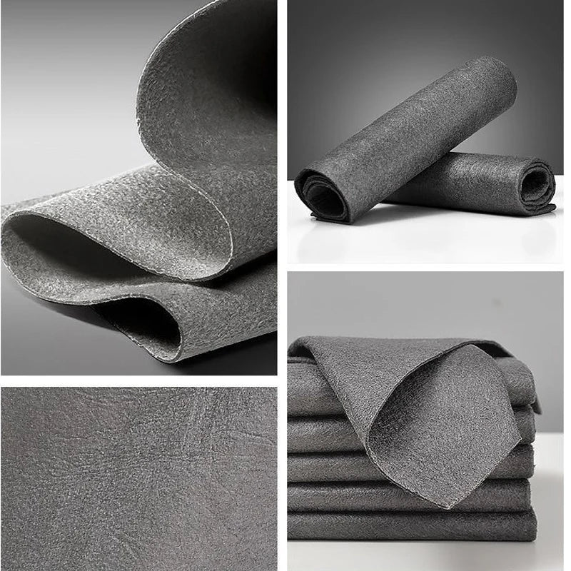 No Trace Cleaning Cloths Miracle Microfiber Cloth glass cleaning magic cloth Tableware Rag Home Cleaning Towel for Kitchen 5Pcs