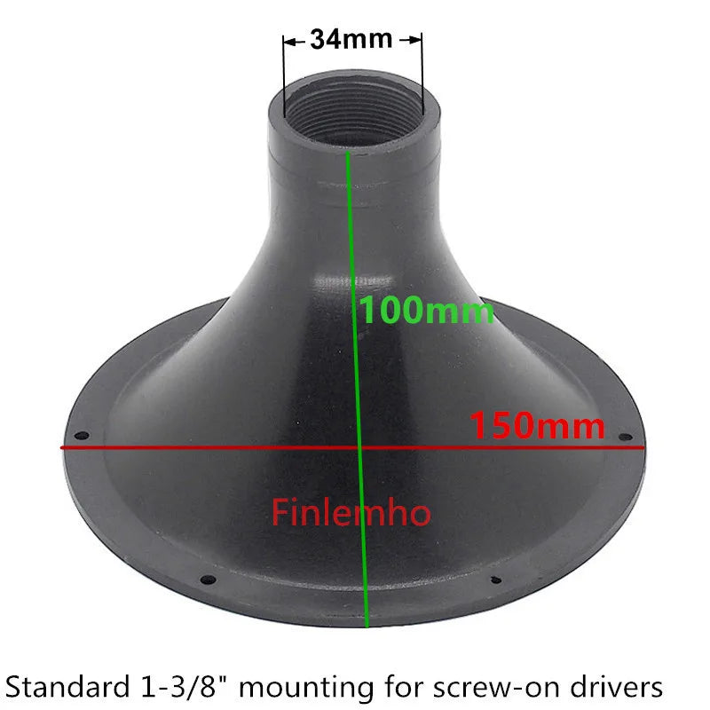2PC Tweeter Speaker Horn 150/205mm Car HiFi Treble Accessories For Home Theater Professional Audio DJ Mixer Public Address