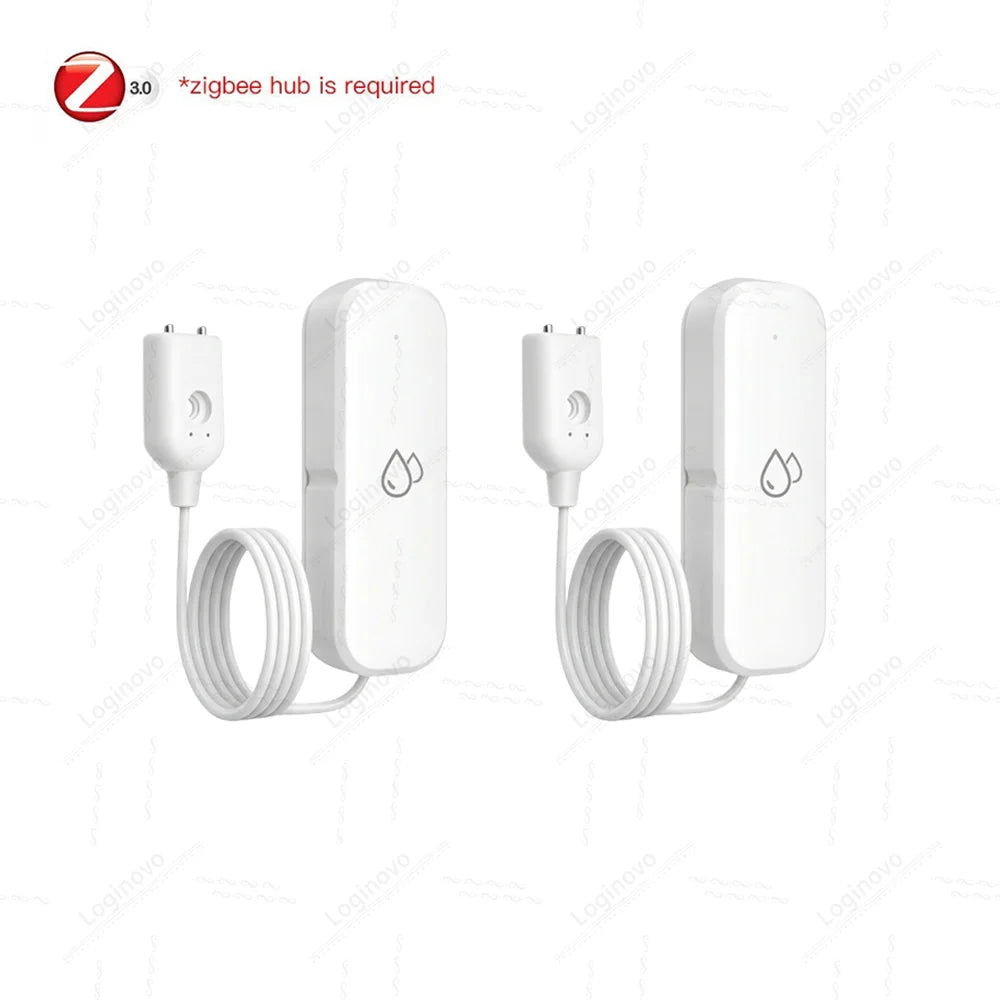 Zigbee Water Sensor Flood Leak Detector Water Linkage Smart Life App Alarm Sensor Smart Home Security Protection For TUYA Z2M