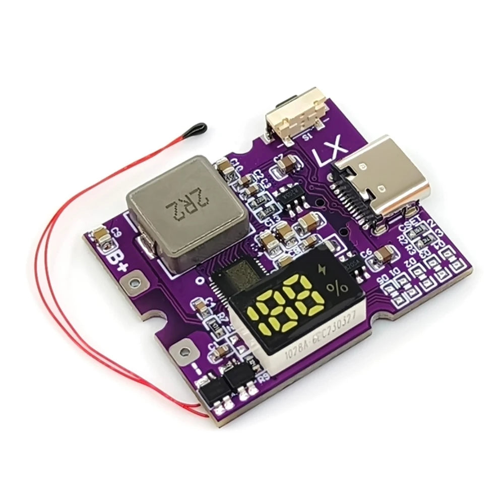 22.5W Power Bank Bidirectional Fast Charging Mobile Power Module Circuit Board With Digital/Light Type-C USB Suppor PD/QC3.0 2.0