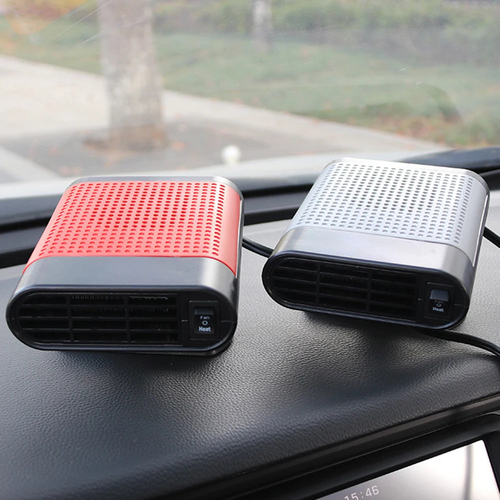 1200W Car Heater 12V/24V Electric Cooling Heating Fan Electric Heater Fan Windshield Defogging Demister Defroster Car Heater