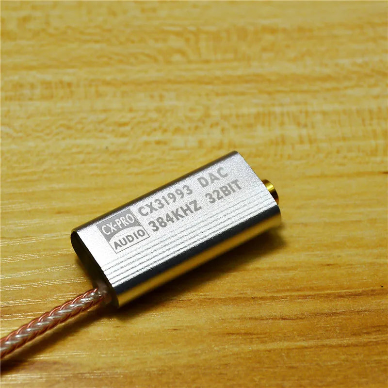 ALC5686 CX31993 HiFi DAC Headphone Amplifiers Audio Decoding AMP Adapter Sound Card Digital Decoder 32bits/384KHz For iPhone iOS