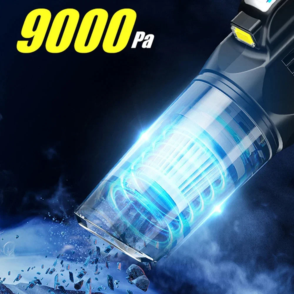 Wireless Vacuum Cleaner For Home Car Charging Strong Suction Power Handheld Carpet Window Crevice Groove Vacuum Cleaner