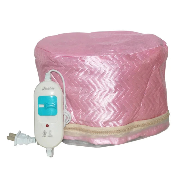 Hair Steamer Cap Electric Hair Heating Cap Thermal Treatment Hat Waterproof Self-heating Hat SPA Nourishing Hair Styling Care