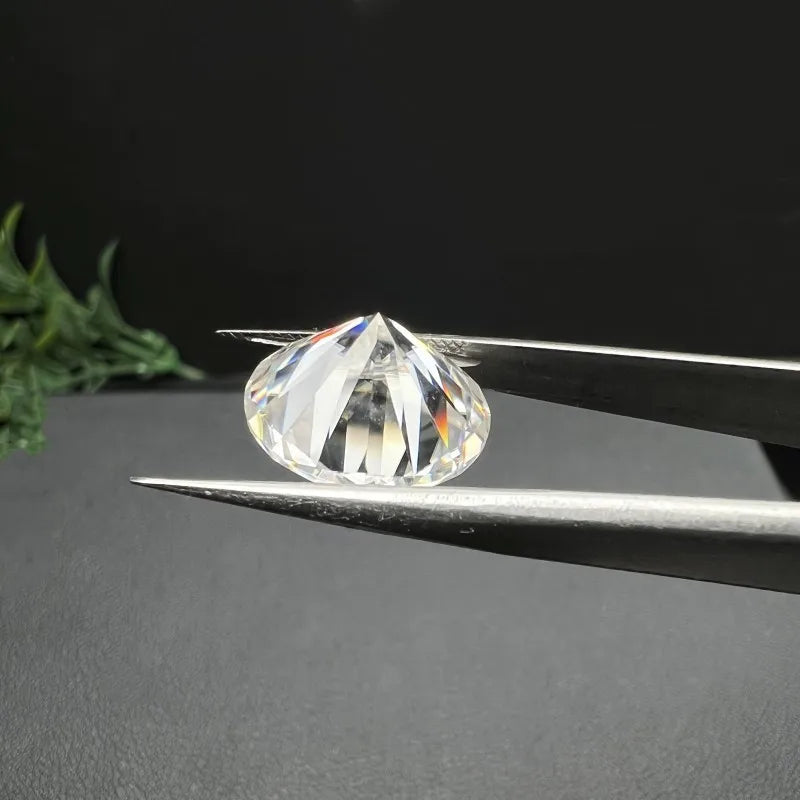 [ New EU Quality ]  1CT Small Size Moissanite Loose Stone Hand Cutting D Color 0.7mm-14mm Certified Moissanite Diamond