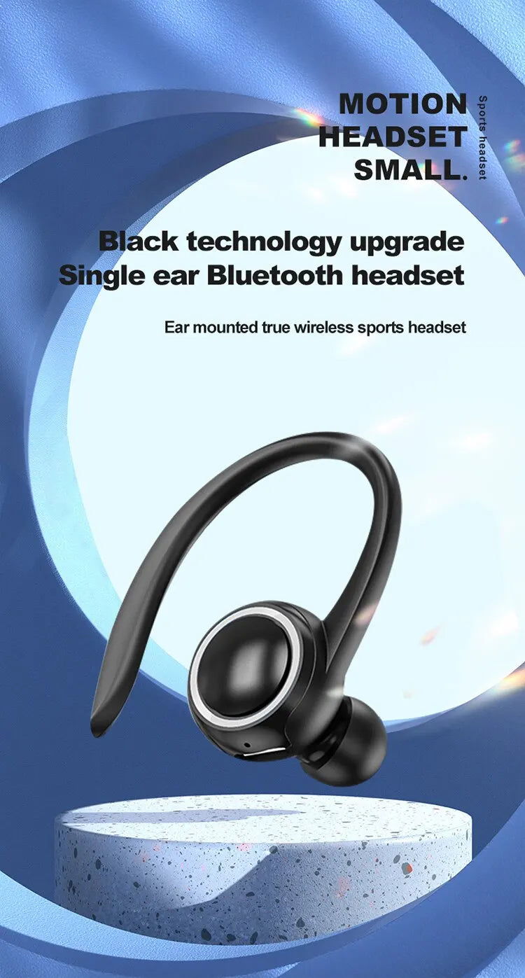 Wireless Ear Hanging Bluetooth 5.2 Earphones Sports Fitness Music Headset In Ear Noise Cancelling Headphones For iPhone Xiaomi
