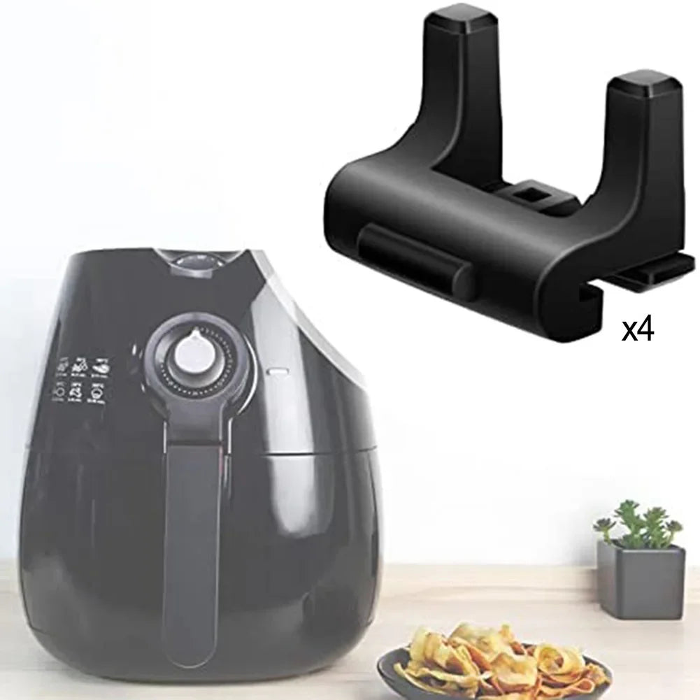 4Pcs Air Fryer Rubber Bumpers Air Fryer Replacement Parts Protective Covers Fit For Instant Vortex Air Fryer Grill Pan