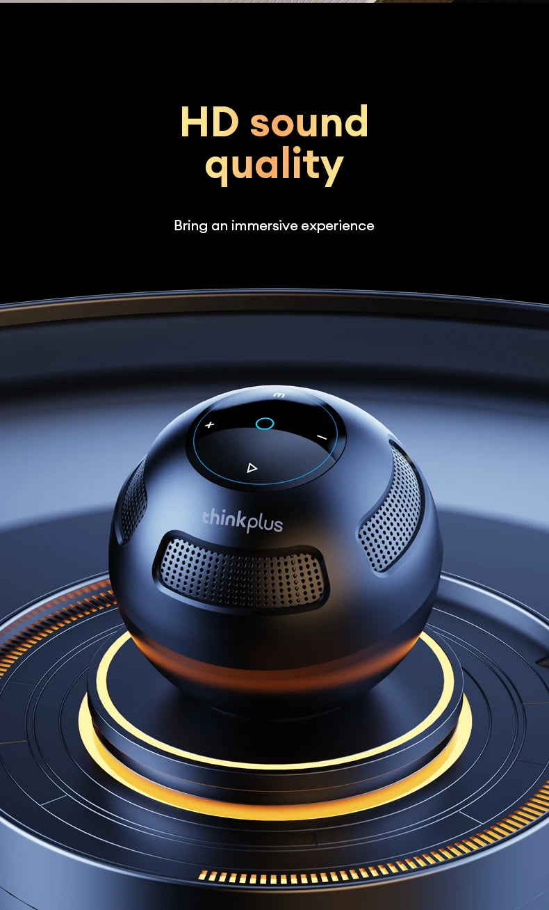 Lenovo TS5 Speakers Wireless Bluetooth 5.3 Outdoor Loudspeaker Loudspeaker Portable Subwoofer Surround Sound Player Home Theater