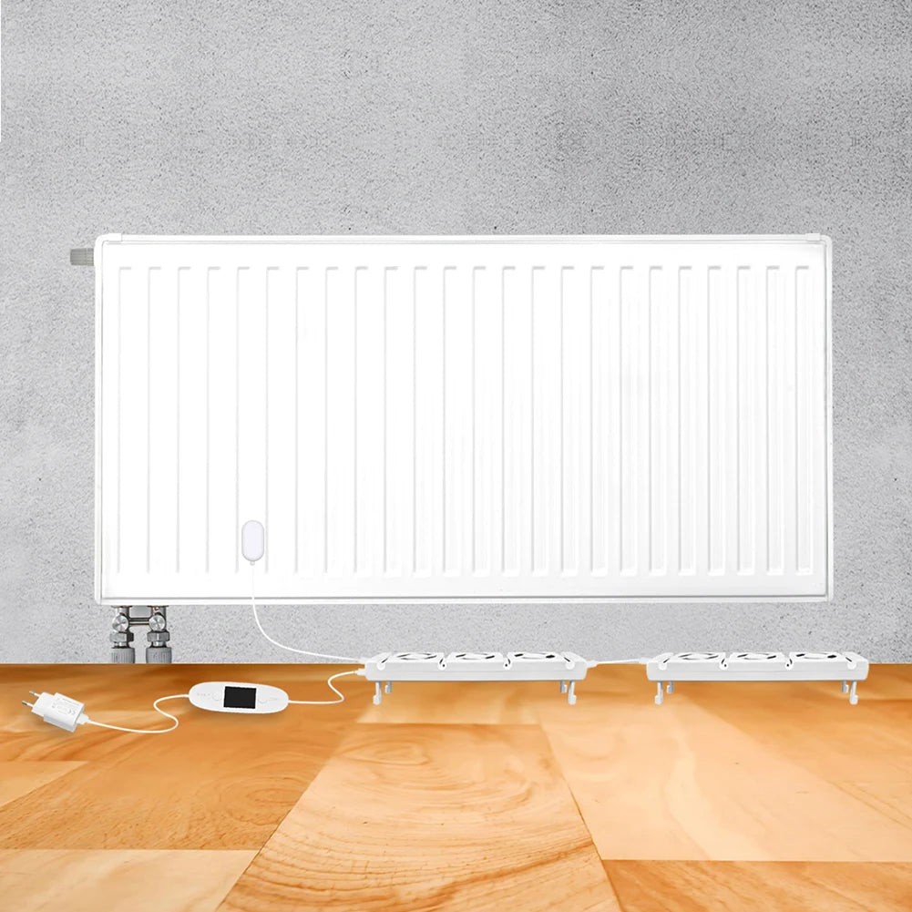 Energy-efficient Fan Heater Radiator Fan For Home Heating Automatic Thermostat Easy Installation Flame Retardant