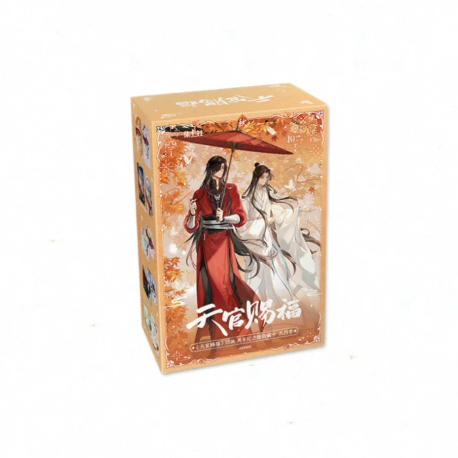 In Stock Tianguan Blessing Four Seasons Card Anime Anniversary Edition Collected Card Blind Box Original Nice Festival Gift Toys