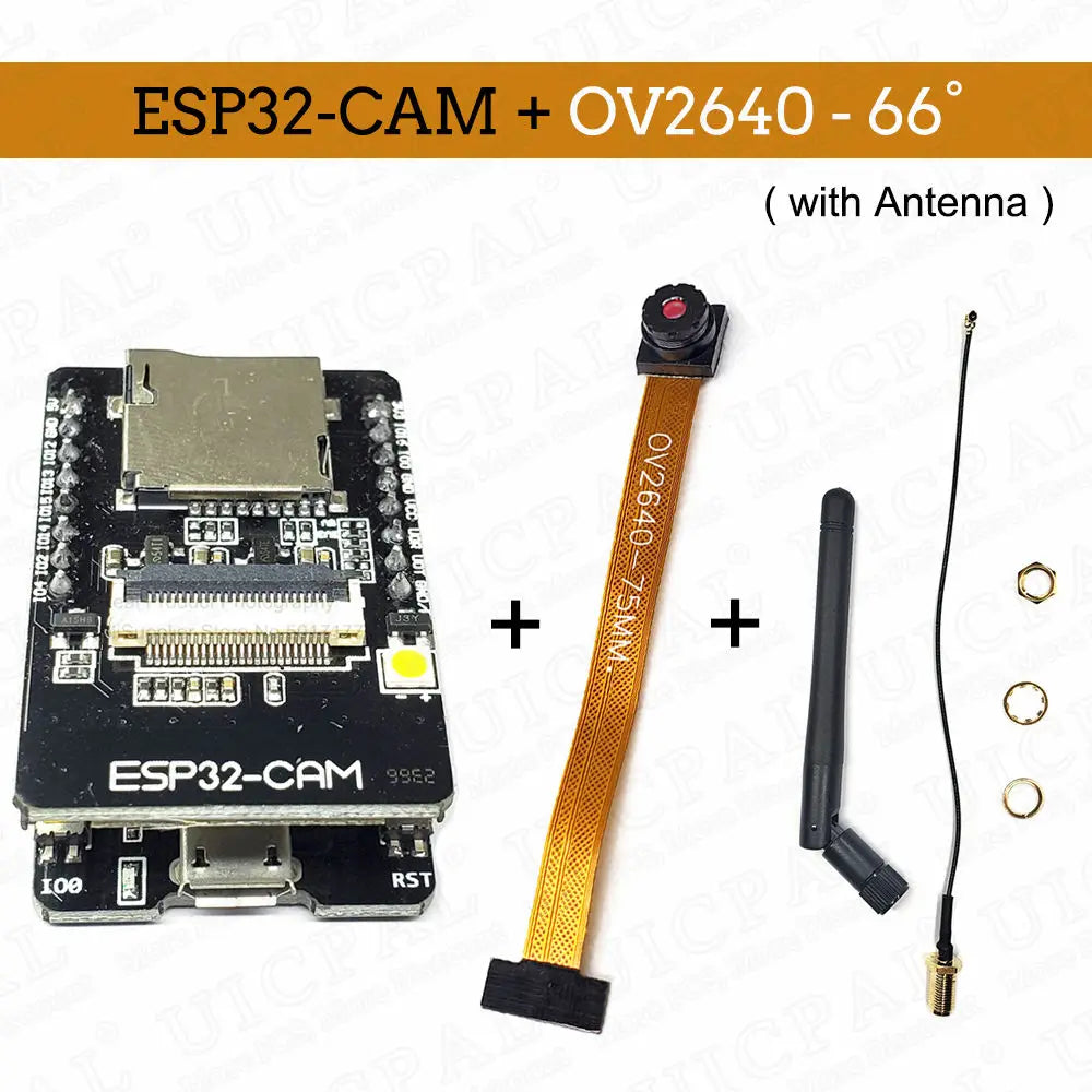 Original ESP32-CAM Camera Module Kit 2.4 GHz WiFi Bluetooth 8MB PSRAM OV2640 Camera Module 66 120 160 Degree 850nm Night Vision