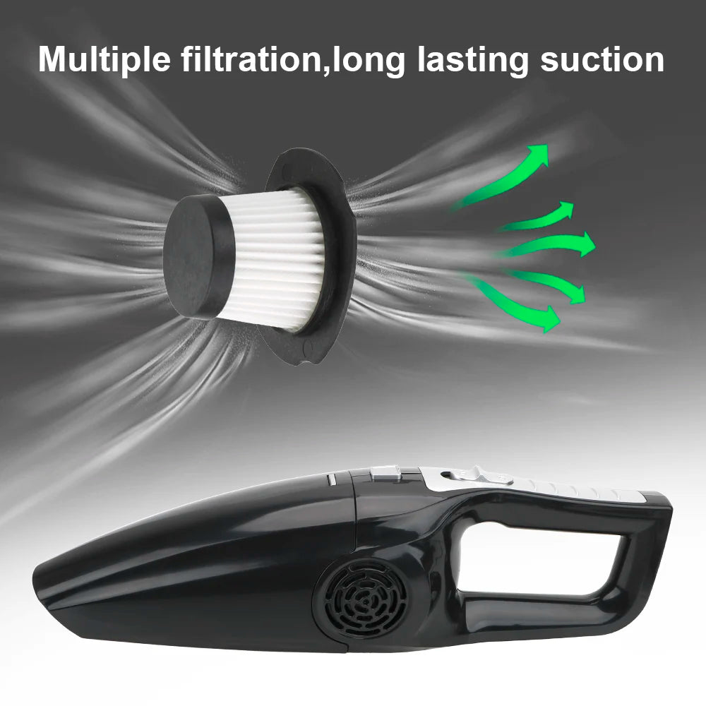 Car Vacuum Cleaner Portable Wet And Dry dual-use Vacuum Cleaner Powerful Handheld Mini Vaccum Cleaners High Suction 12V 120W
