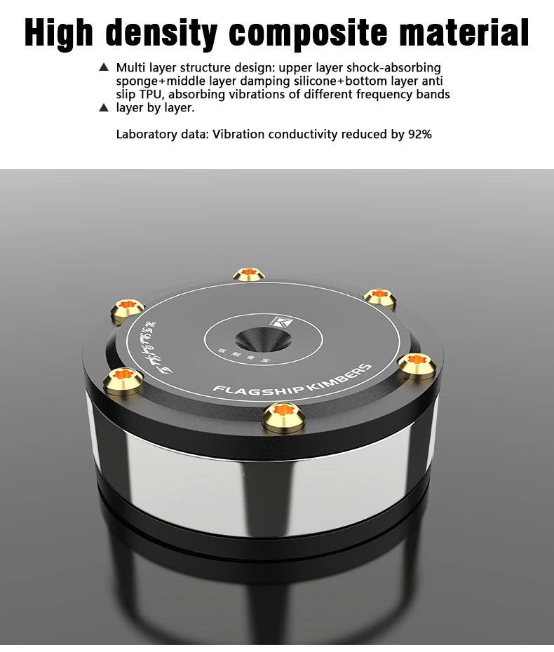 2025 New Home Theatre System XSSH Audio Audiophile Shock Damping Pad Heavy Speaker CD Amplifier Spike Stand HiFi Isolation Feet