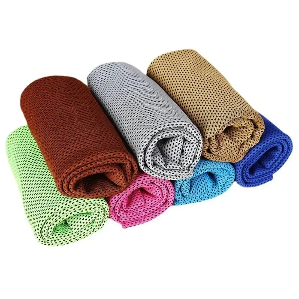 Cooling Towel for Sports - Quick-Dry Polyester Ice Towel for Outdoor & Labor Sweat-Wiping