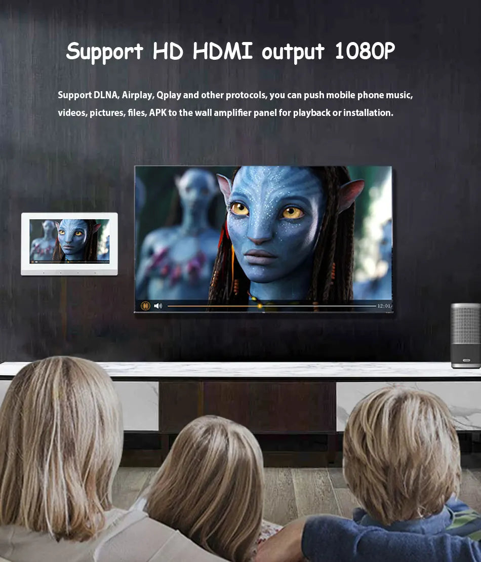 Smart Audio System Home Theater Sound Amplifier Wall Screen WiFi Bluetooth Amp Full House Speaker Setup 6INCH Ceiling Speakers