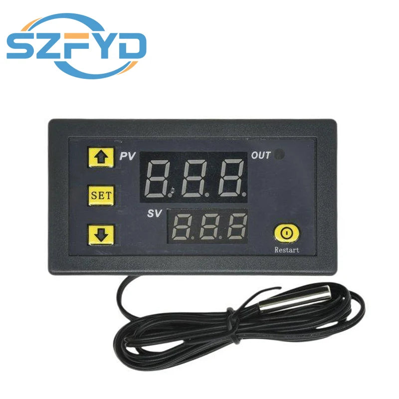 W3230 Digital Temperature 12V 24V 220V Thermostat Regulator Heating Cooling Control Thermoregulator