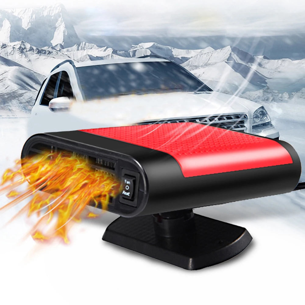 1200W Car Heater 12V/24V Electric Cooling Heating Fan Electric Heater Fan Windshield Defogging Demister Defroster Car Heater