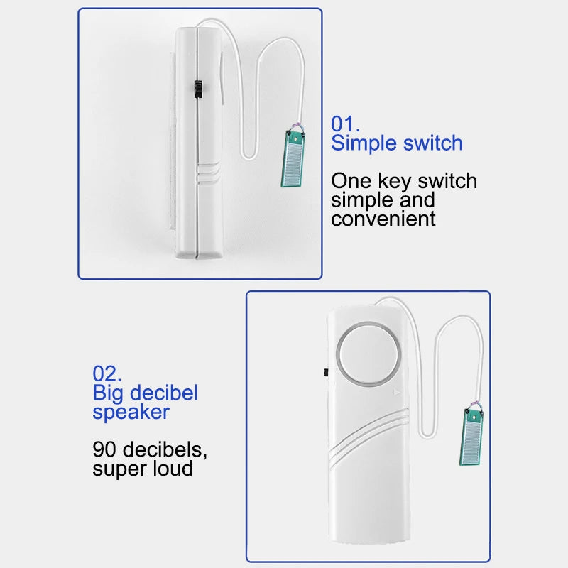 Independent Water Leakage Detector Smart Home Overflow Sensor Kitchen Security Sound Alarm Suitable For Bathroom