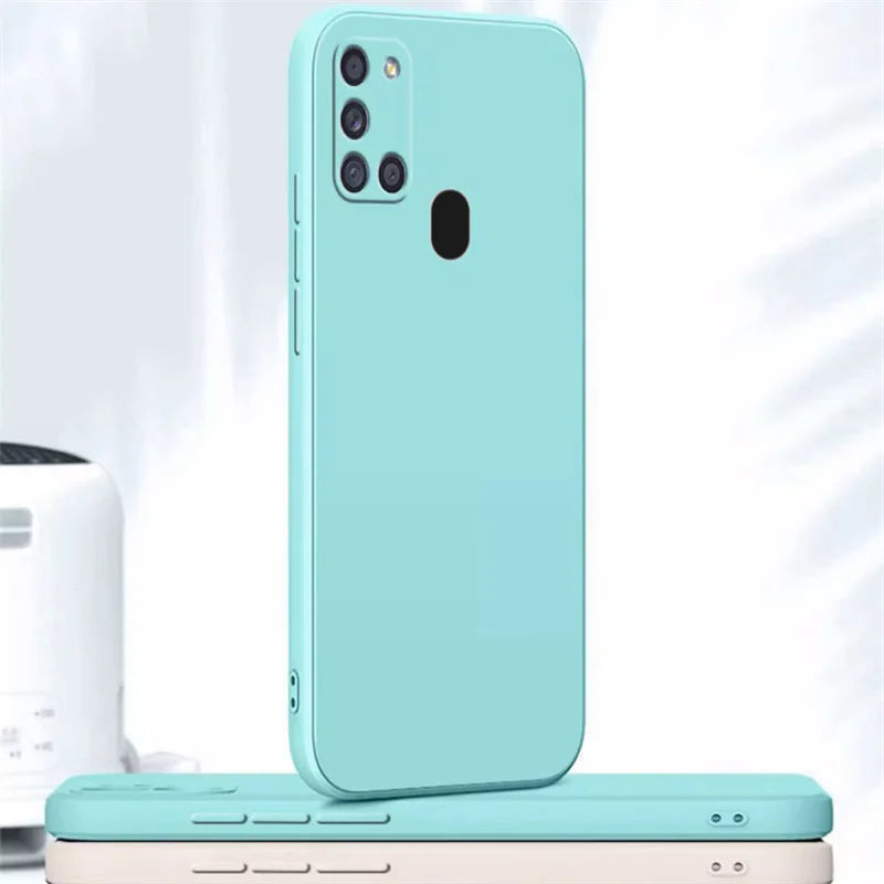 For Samsung A21S Case for Samsung Galaxy A22 A31 A32 A41 Case Silicone TPU Soft Matte Phone Case Back Cover Fundas Coque Bumper