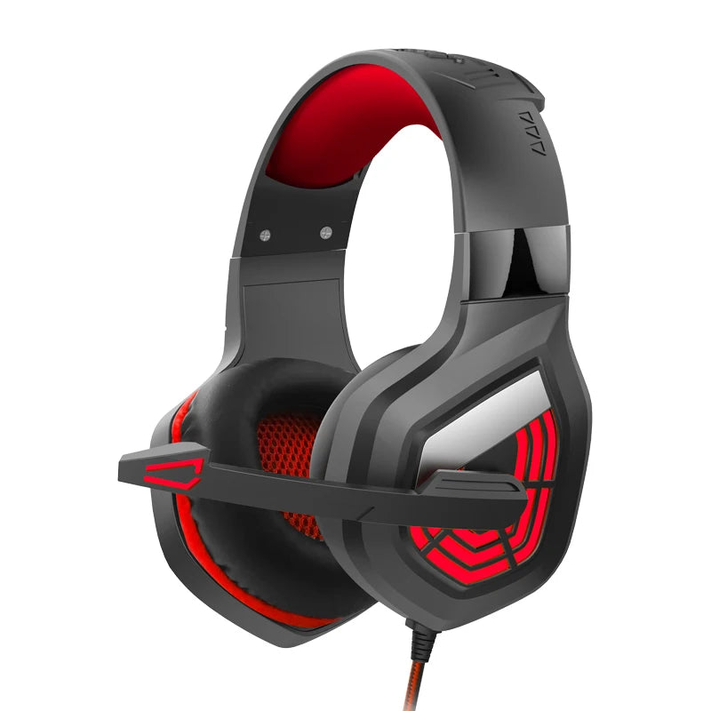 G7 LED Light Gaming Headset USB Stereo Surround Wired Headphone with Noise Reduction Mic Earphones for Computer PC Gamer