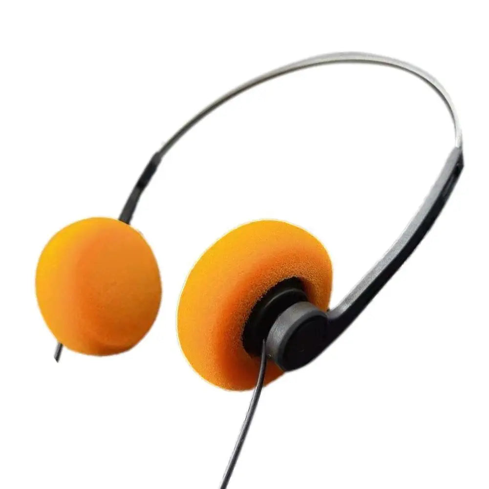 1pc Retro Nostalgic Headsets  Vintage Wired Headphones Classic Comfortable Earmuffs HiFi Noise Isolating Gaming Music Headsets