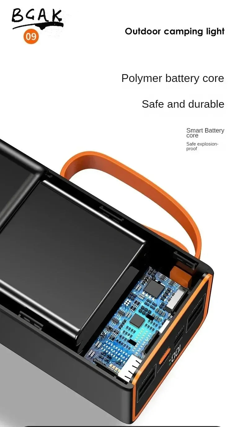 500000mah 100000mah 200000mah 300000mah Upgraded Version Super power bank fast charge with LED Super Large Capacity