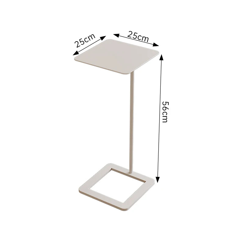 Corner Side Table for Living Room Narrow Sofa Gap Mini Coffee Table Outdoor Small Side Desk