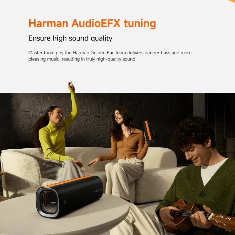 Xiaomi Sound Party TWS Stereo Speaker Global Version IP67 Waterproof Bluetooth 5.4 Harman AudioEFX Combo 50W Portable Speaker