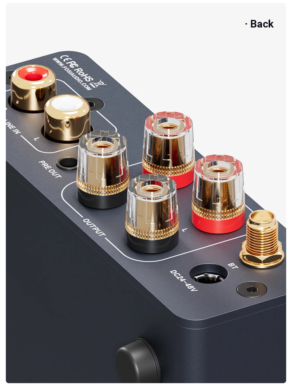 Fosi Audio BT20A Pro TPA3255 Bluetooth Sound Power Amplifier 300W x2 Mini HiFi Stereo Class D Amp Bass Treble For Home Theater