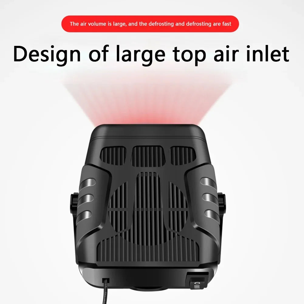 12/24V Electric Car Heater Winter Warmer Air Cooler Demister Defroster Heating Fan Auto Windshield Heater Cars Defrosting Heater
