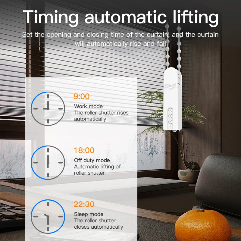 Tuya Smart Blind Motor Wifi Automatic Electric Roller Shutter Shadows App Control Curtain Driver Alexa Google Home Assistant