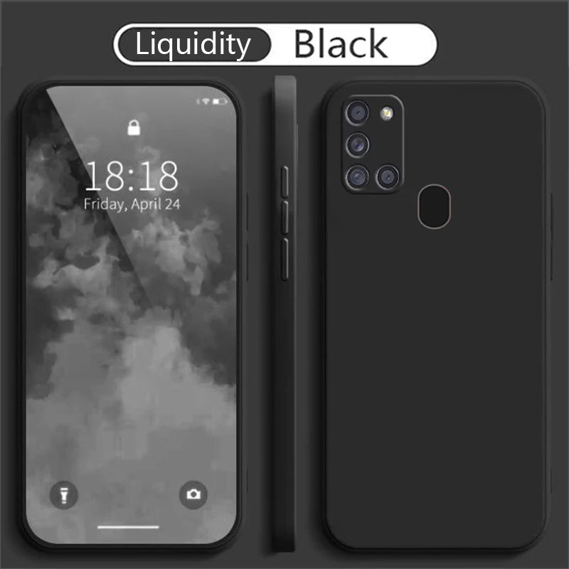 For Samsung A21S Case for Samsung Galaxy A22 A31 A32 A41 Case Silicone TPU Soft Matte Phone Case Back Cover Fundas Coque Bumper